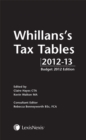 Image for Whillans&#39;s tax tables: Budget edition 2012