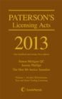 Image for Paterson&#39;s Licensing Acts 2013