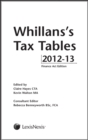 Image for Whillans&#39;s tax tables, 2012-13  : Finance Act edition