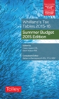 Image for Whillans&#39;s Tax Tables 2015-16 (Summer Budget edition)