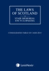 Image for The Laws of Scotland: Consolidated Table of Cases