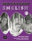 Image for New Let&#39;s Learn English Teacher&#39;s Book : Bk. 2