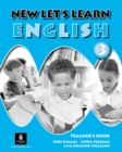 Image for New Let&#39;s Learn English Teacher&#39;s Book : Bk. 3