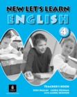 Image for New Let&#39;s Learn English : 4 : Teacher&#39;s Book