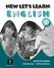 Image for New Let&#39;s Learn English Activity Book 1