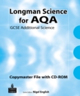 Image for Longman Science for AQA : GCSE Additional Science Copymaster File and CD-ROM : For AQA GCSE Additional Science A