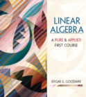 Image for Linear Algebra : A First Course in Pure and Applied Math : AND Maple 10 VP