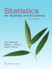 Image for Statistics for Business and Economics : AND Mathematics for Economics and Business