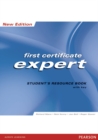 Image for First certificate expert: Student&#39;s resource book with key