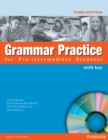Image for Grammar Practice for Pre-Intermediate Student Book with Key Pack