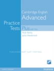 Image for Practice Tests Plus CAE New Edition Students Book with Key for Pack