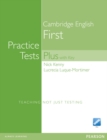 Image for Practice Tests Plus FCE New Edition Students Book with Key for Pack