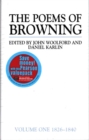 Image for The Poems of Browning : Volume One: 1826-1840, Volume Two: 1841-1846, Volume Three: 1846-1861