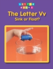 Image for The letter Vv: sink or float?