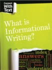 Image for What is Informational Writing?