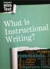 Image for What is Instructional Writing?