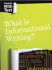 Image for What is informational writing?