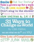 Image for 31 Ways to Change the World