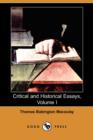 Image for Critical and Historical Essays, Volume I (Dodo Press)