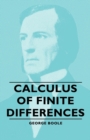 Image for Calculus Of Finite Differences