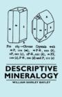 Image for Descriptive Mineralogy