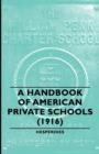 Image for A Handbook Of American Private Schools (1916)