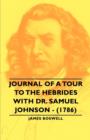 Image for Journal of a Tour to the Hebrides with Dr. Samuel Johnson - (1786)
