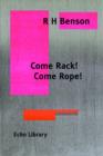 Image for Come Rack. Come Rope.