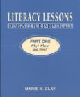 Image for Literacy Lessons: Designed for Individuals: Part One - Why? When? and How?