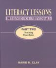 Image for Literacy Lessons: Designed for Individuals: Part  Two - Teaching Procedures