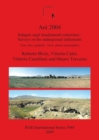 Image for Ani 2004: Indagini sugli insediamenti sotterranei /Surveys on the underground settlements testi foto e grafiche / texts photos and graphics