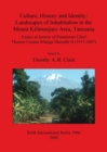 Image for Culture History and Identity: Landscapes of Inhabitation in the Mount Kilimanjaro Area Tanzania