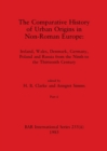 Image for The Comparative History of Urban Origins in Non-Roman Europe, Part ii