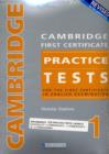 Image for Revised Cambridge FCE Tests 1: For the First Certificate in English Examination (FCE Practice Test) OV3