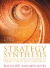 Image for Strategy synthesis  : resolving strategy paradoxes to create competitive advantage