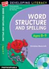 Image for Word Structure and Spelling: Ages 8-9