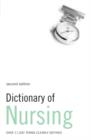 Image for Dictionary of nursing.
