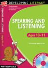 Image for Speaking and listening: Ages 10-11