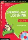 Image for Speaking and listening: Ages 4-5