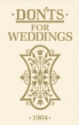 Image for Don&#39;ts for weddings.
