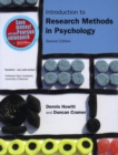 Image for Introduction to Research Methods in Psychology : WITH Introduction to SPSS in Psychology, for Version 16 and Earlier AND Introduction to Statistics i