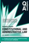Image for Constitutional and administrative law: question &amp; answer