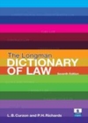 Image for The Longman dictionary of law.