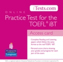 Image for iTests - TOEFL iBT STUDENT ACCESS CODE JP
