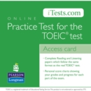 Image for iTests - TOEIC STUDENT ACCESS CODE