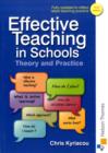 Image for Effective Teaching in Schools Theory and Practice
