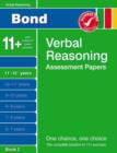 Image for Bond Verbal Reasoning Assessment Papers 11+-12+ Years Book 2