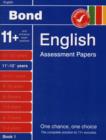 Image for Bond English Assessment Papers 11+-12+ Years Book 1