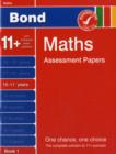 Image for Bond Maths Assessment Papers 10-11+ Years Book 1