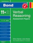 Image for Bond Verbal Reasoning Assessment Papers 11+-12+ Years Book 1